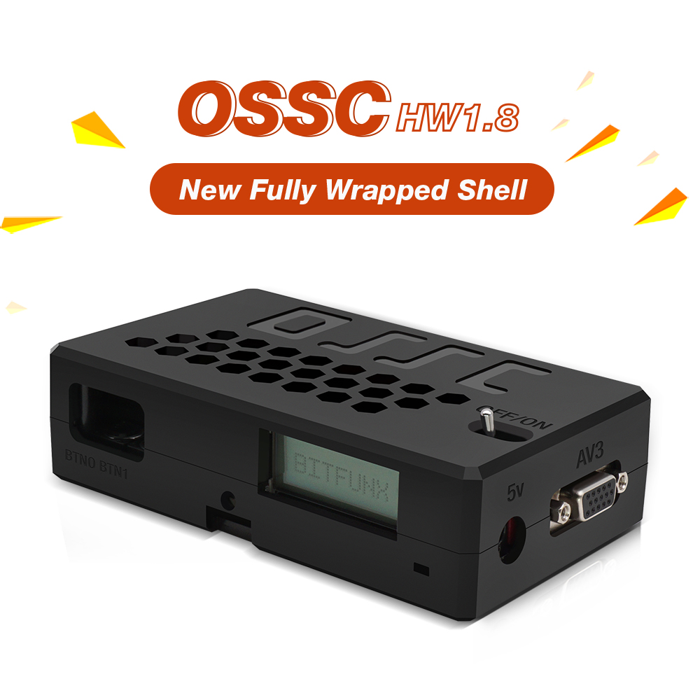 Retro Gaming Icons - Bitfunx V1.8 OSSC HDMIコンバーター レトロゲーム機用 オープンソーススキャンコンバーター