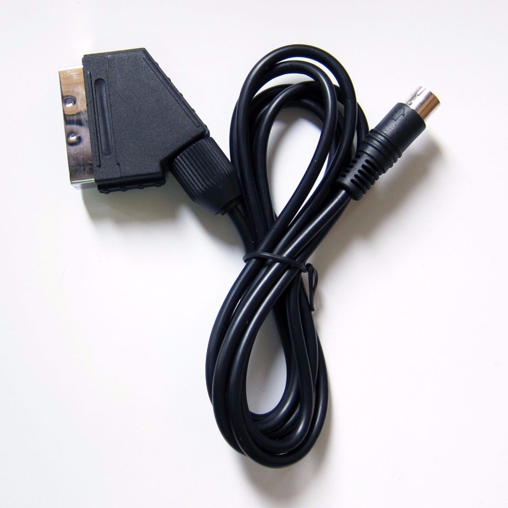 Retro Gaming Cables - 本物のrgb scartケーブルテレビリードのためのsega saturn
