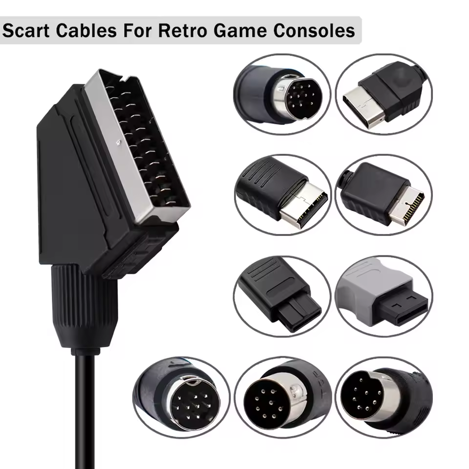Retro Gaming Cables - RGB スカートケーブル SEGA ドリームキャスト DC 交換用