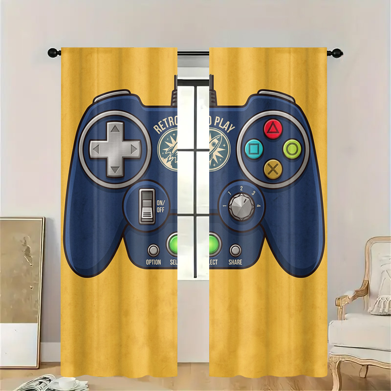 ゲーミングコントローラーカーテンパネルレトロビデオゲームウィ - Retro Gaming Cafe のレビューと価格