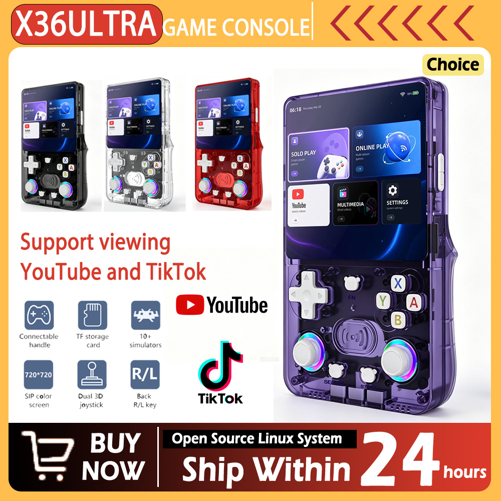 新型X36ウルトラレトロ携帯ゲーム機、4.0インチ画面でYo - Retro Gaming Device のレビューと価格