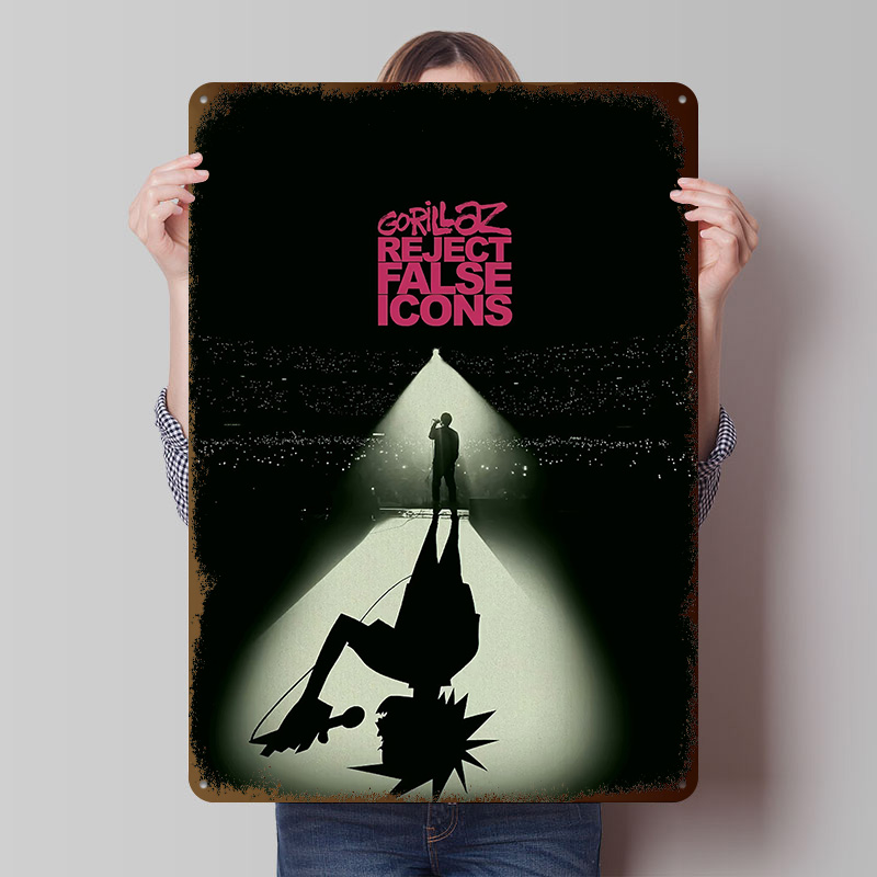 ゴリラズ「Reject False Icons」プリントポス - Retro Gaming Icons のレビューと価格