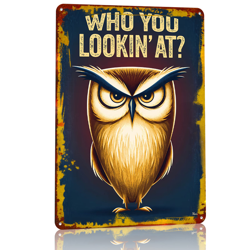 Who You Lookin’ At – Angry Owl - Retro Gaming At のレビューと価格