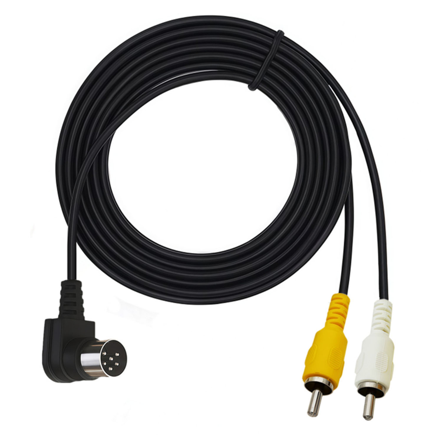 複合AV信号ケーブル DIN 6ピンオス-デュアル2 RCA - Retro Gaming Cables のレビューと価格