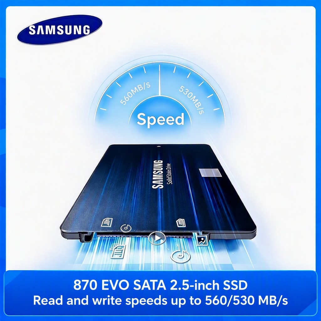 サムスン SSD 870 EVO 内蔵ソリッドステートディス - Samsung Ssd Evo 870 のレビューと価格